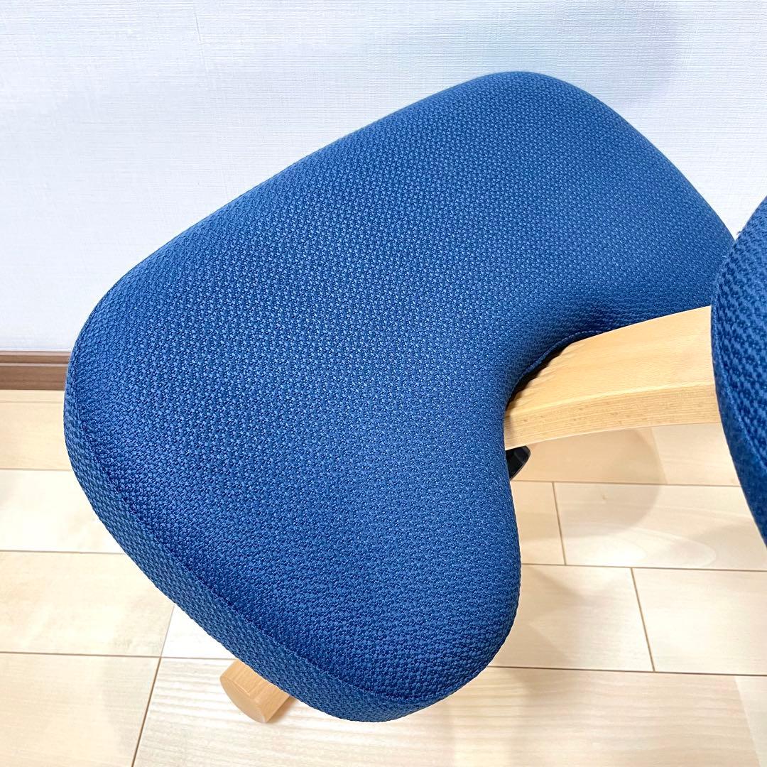 バランスラボ バランスチェア バランスイージー ネイビー中古美品