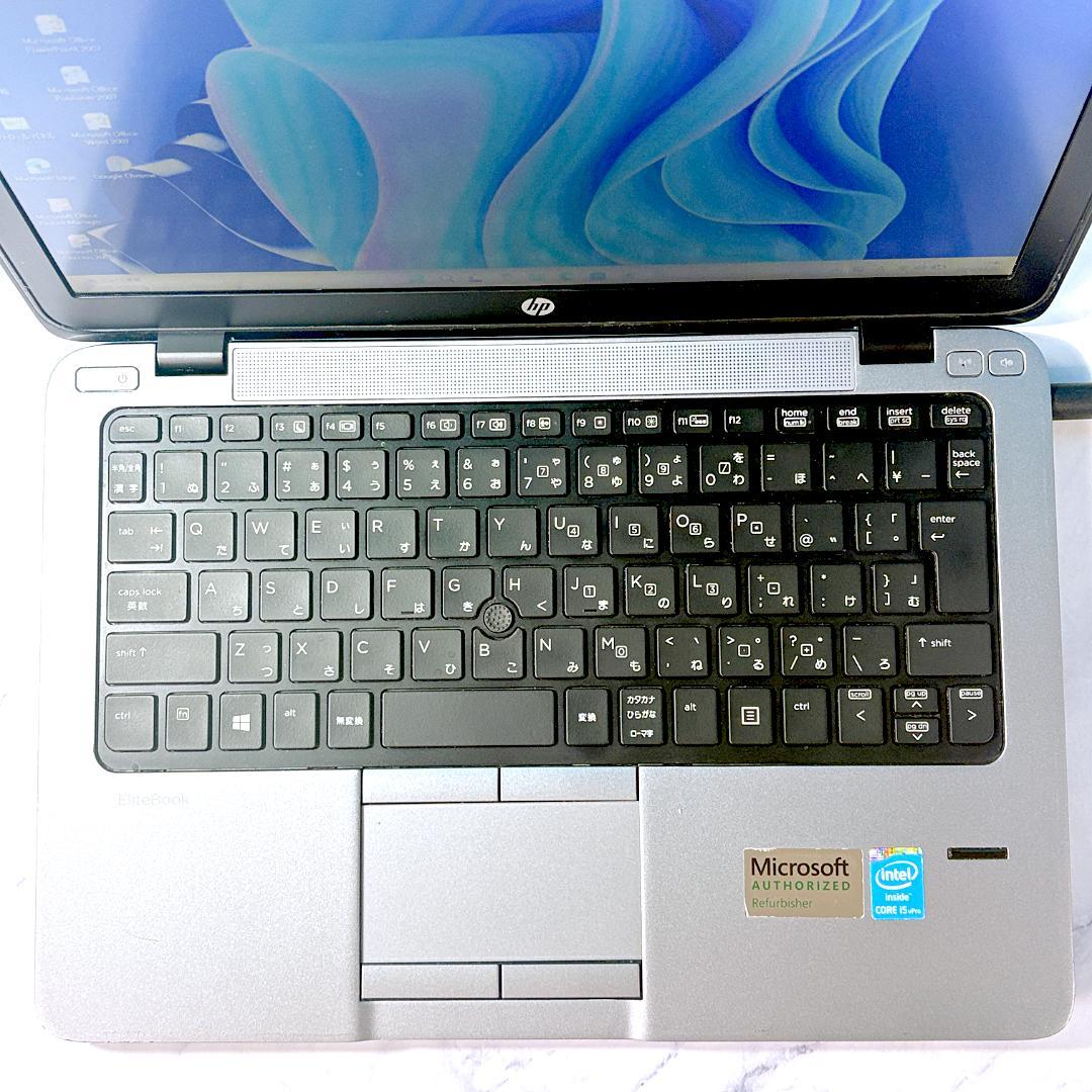 コンパクト★Corei5・8GB・SSD・カメラ・MSオフィス付・ノートパソコン