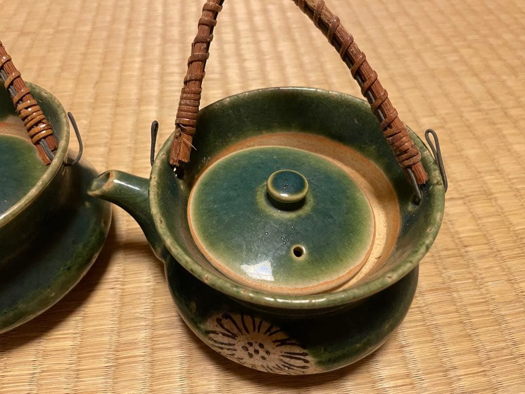 織部土瓶むし　土瓶蒸し