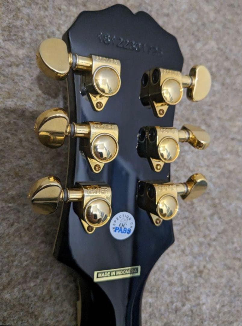 epiphone エピフォン　レスポールカスタムPro 2018 エボニー指板