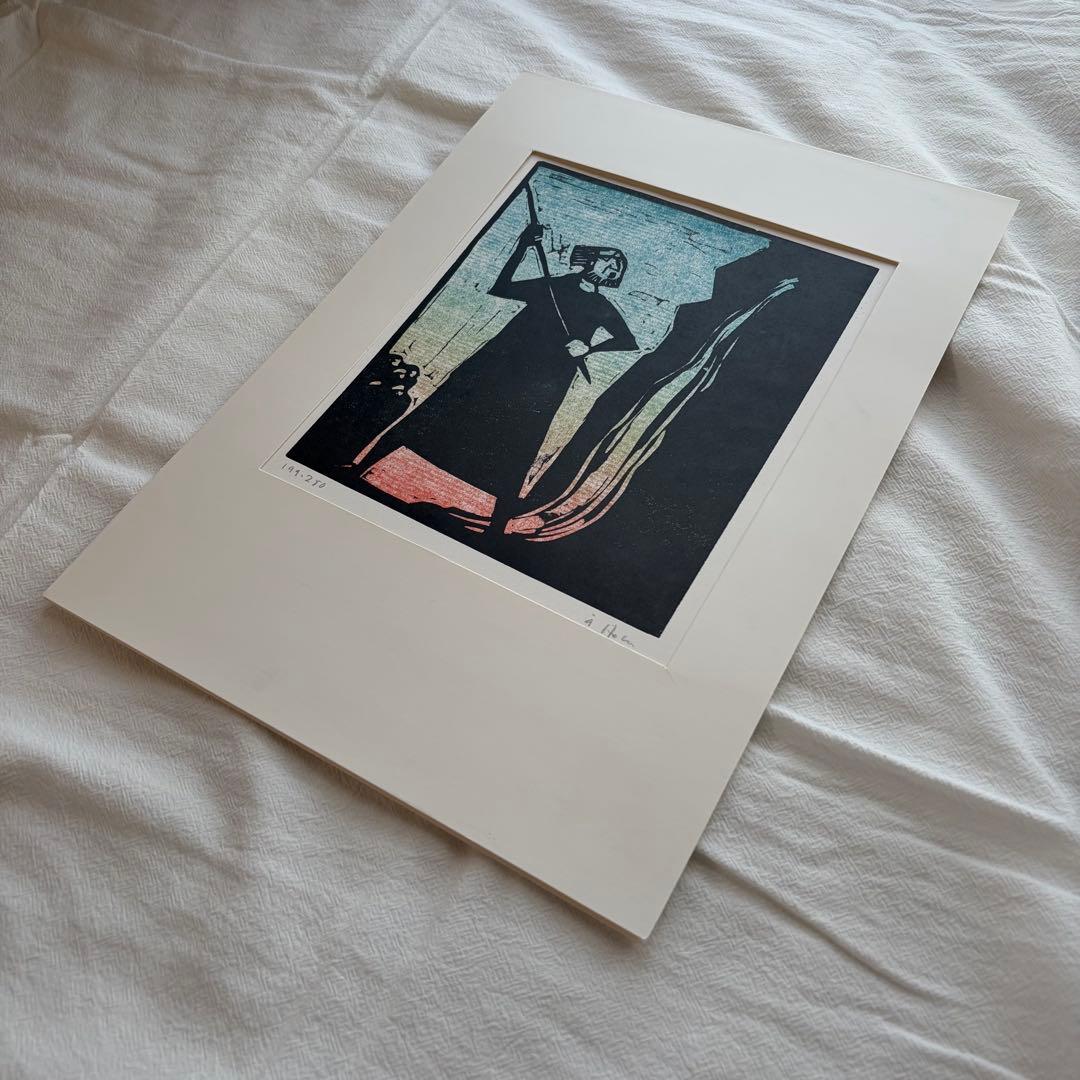 北欧　Ake Holm オーケホルム　② リトグラフ　アンティーク