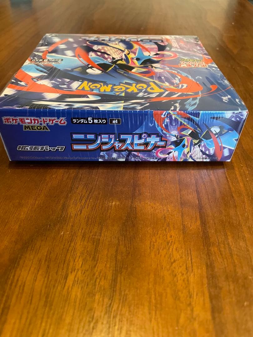 ポケモンカード　MEGA 拡張パック ニンジャスピナーBOX シュリンク付き