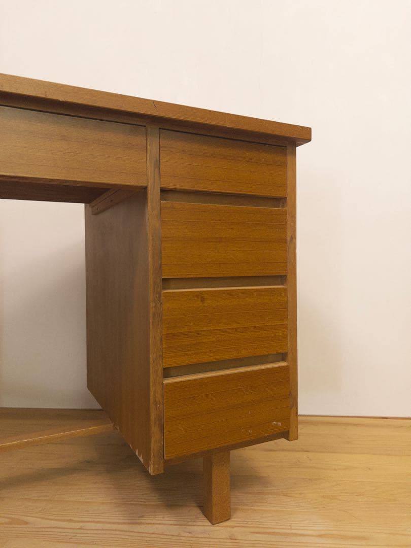 机　デスク　作業机　M073　古道具　古家具　ビンテージ　アンティーク　レトロ