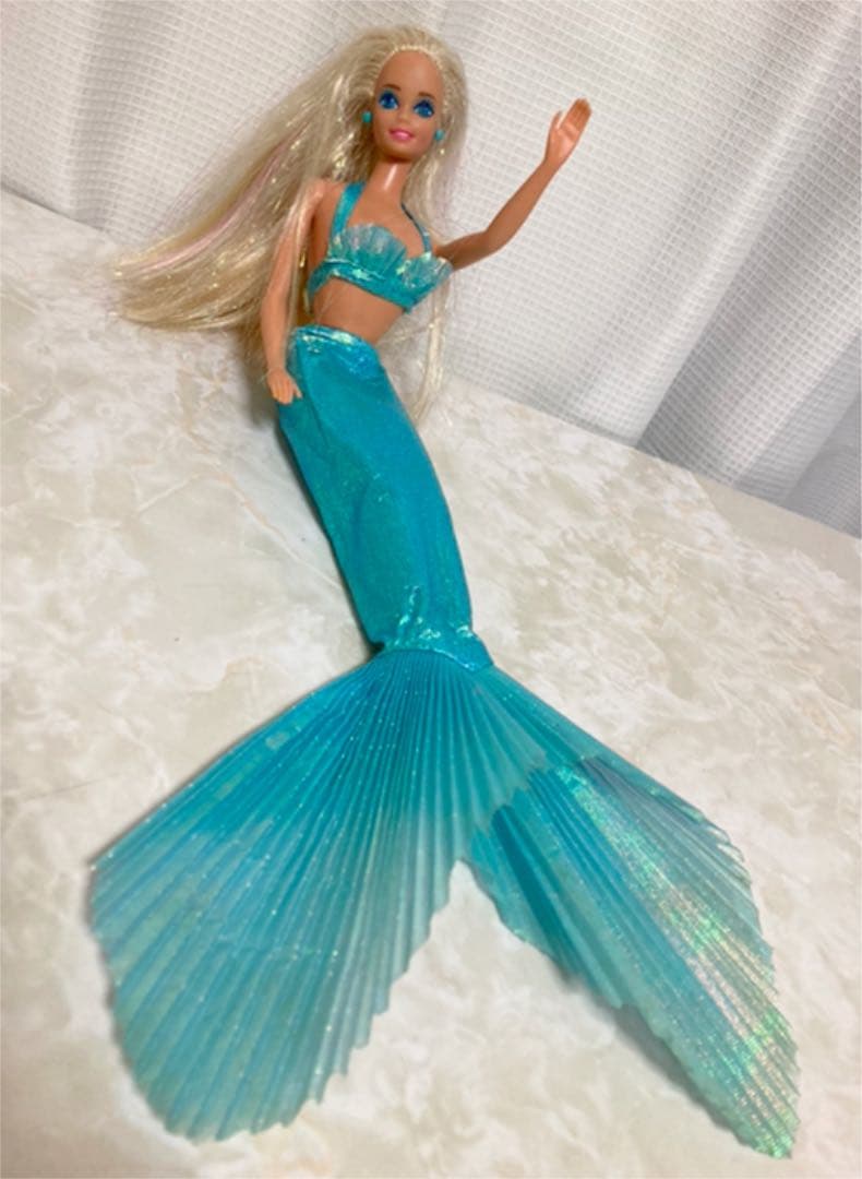 マーメイドバービーとミイラ男[ カスタム品 ]をコラボしました。レア