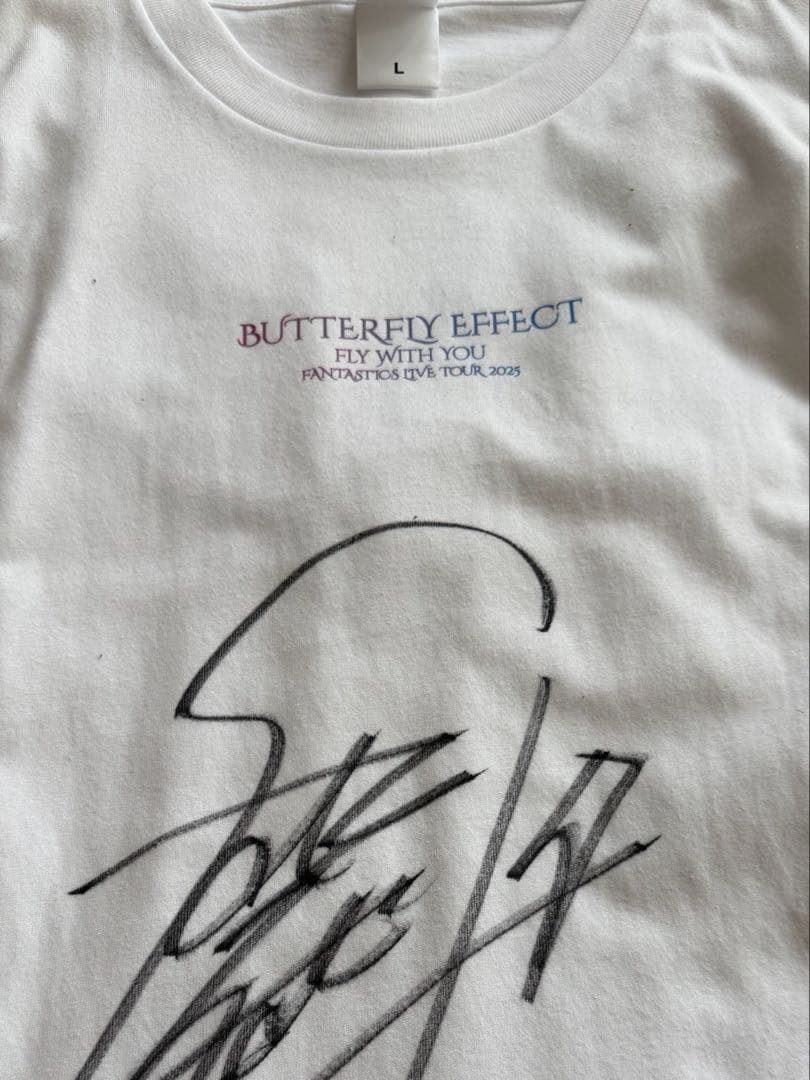 BUTTERFLY EFFECT 中島颯太　サインTシャツ