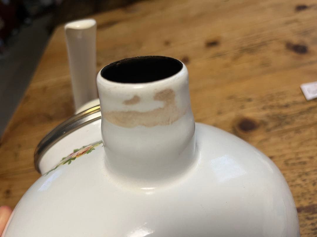 希少　ロイヤルアルバート　オールドカントリーローズ　ケトル　ヤカン　薬缶　琺瑯