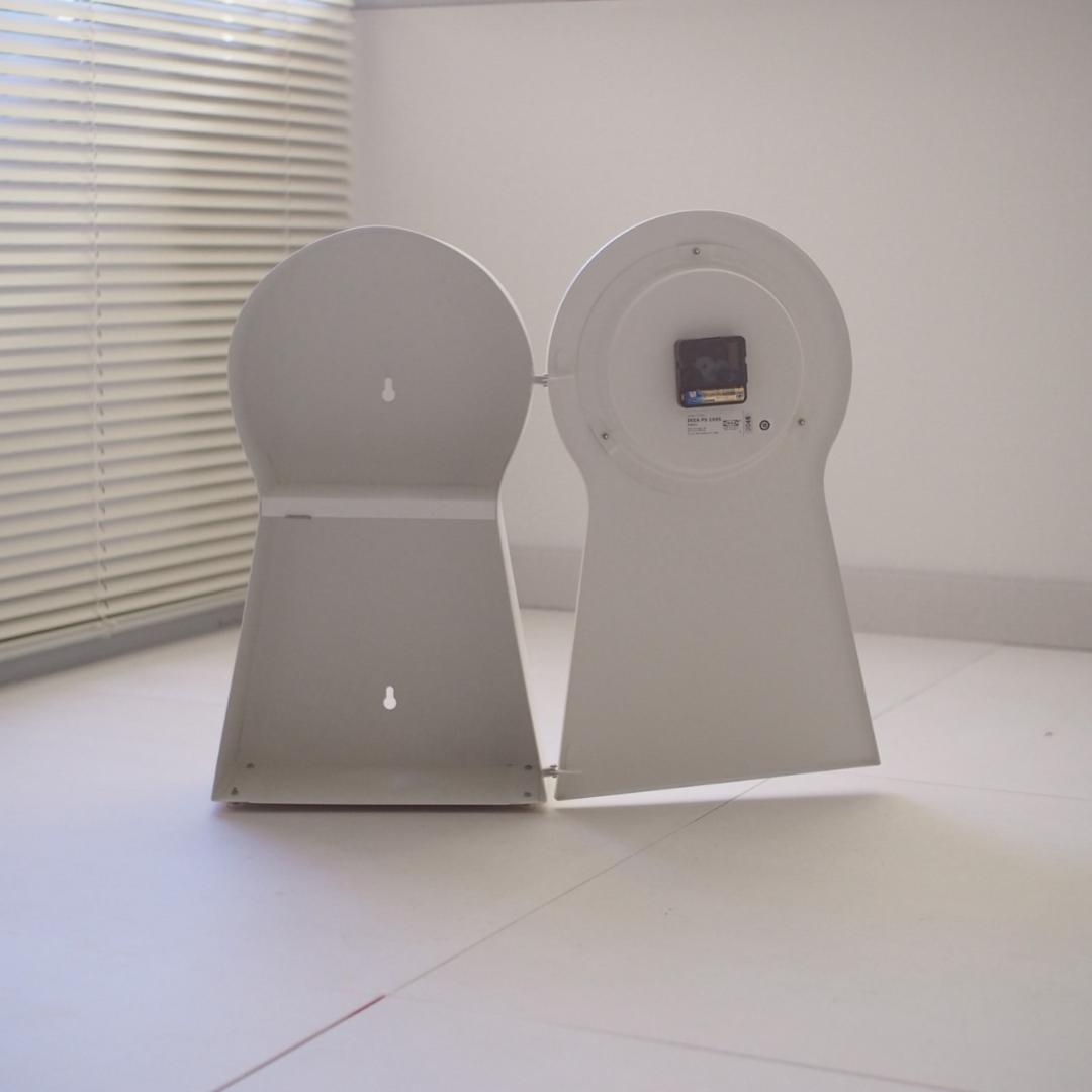 廃盤カラー ikea ps 1995 時計 ホワイト