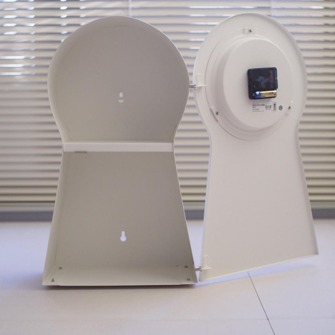 廃盤カラー ikea ps 1995 時計 ホワイト