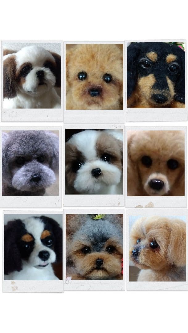 愛犬の羊毛フェルトオーダー・わんちゃん・受付専用ページ
