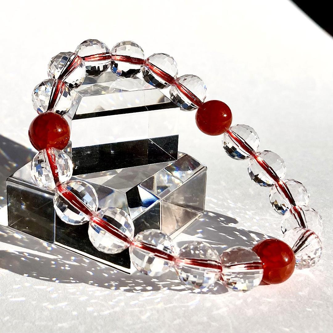 【燃える星の輝き】ファイヤーアゲート 天然石ブレスレット