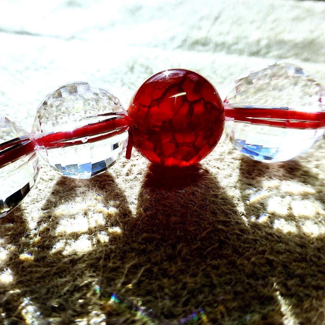 【燃える星の輝き】ファイヤーアゲート 天然石ブレスレット