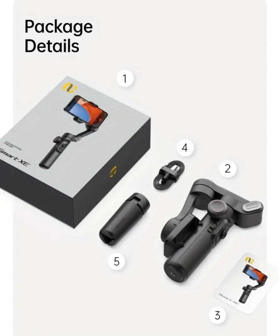 Smart XE ジンバル AOCHUAN 自動追尾 手ブレ補正 三脚 自撮り棒