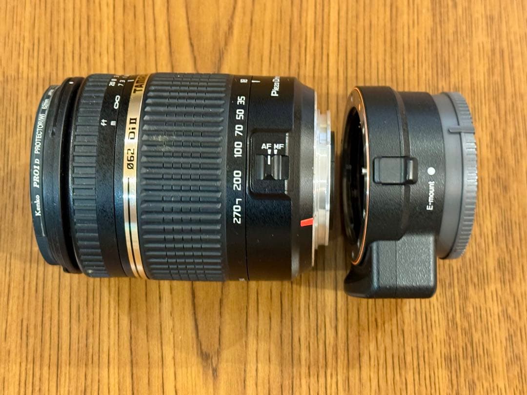 【HIKARI】TAMRON18-270mmレンズ ＋アダプタLA-EA3
