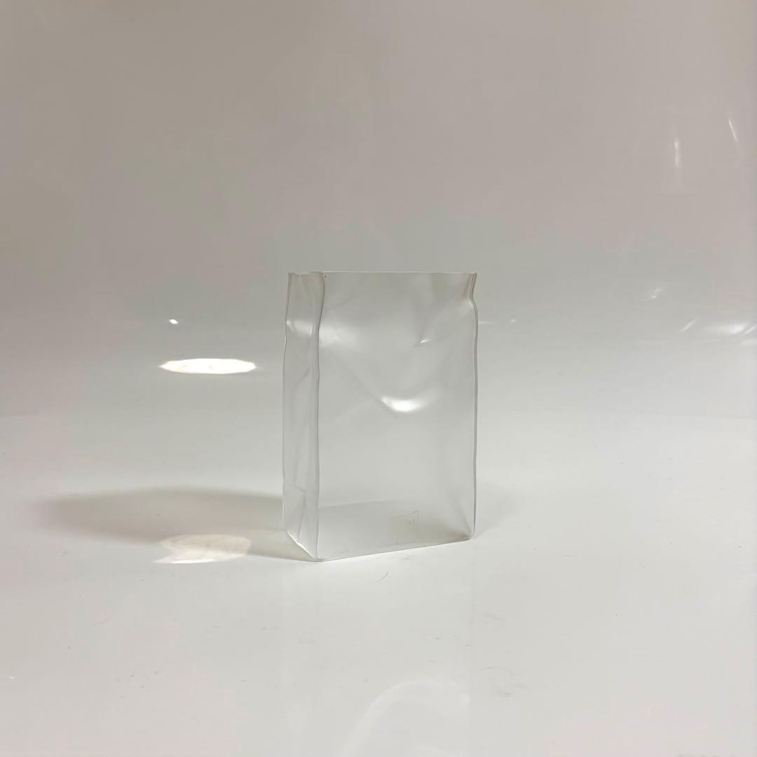 クリンクル　木村ガラス　小松誠　フラワーベース　アート　ビンテージ　ポストモダン