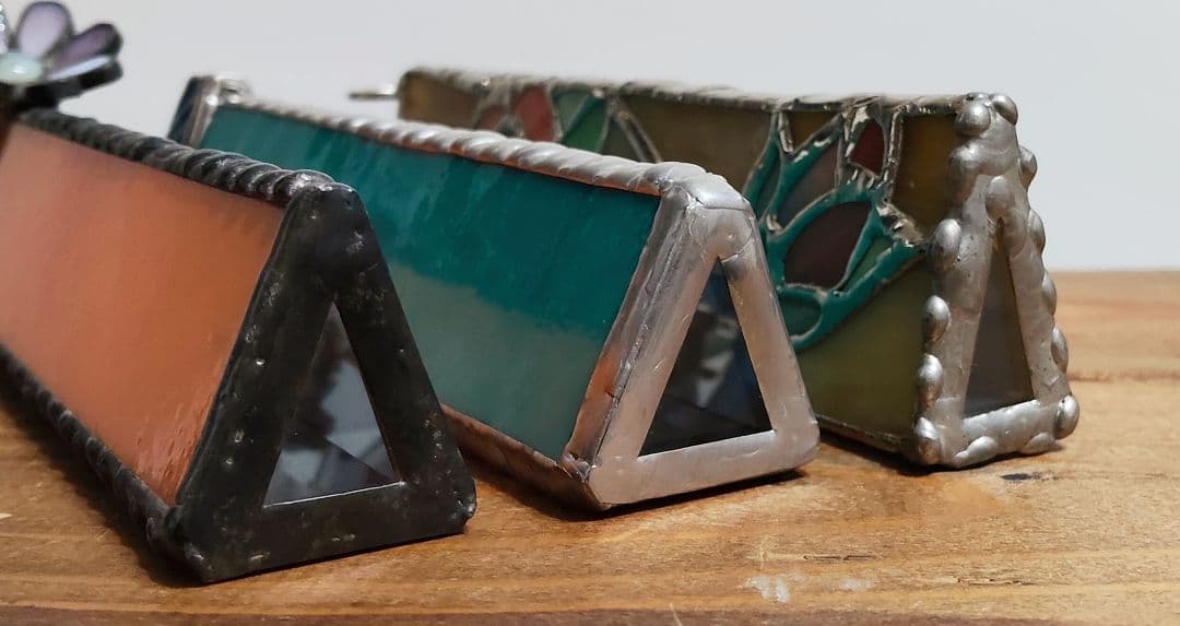 ステンドグラス 万華鏡 カレイドスコープ 3個セット レトロ