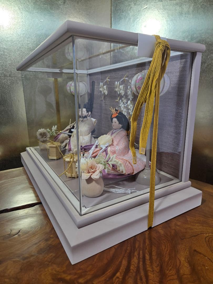 【一点限り】雛人形 ケース飾り　K49
