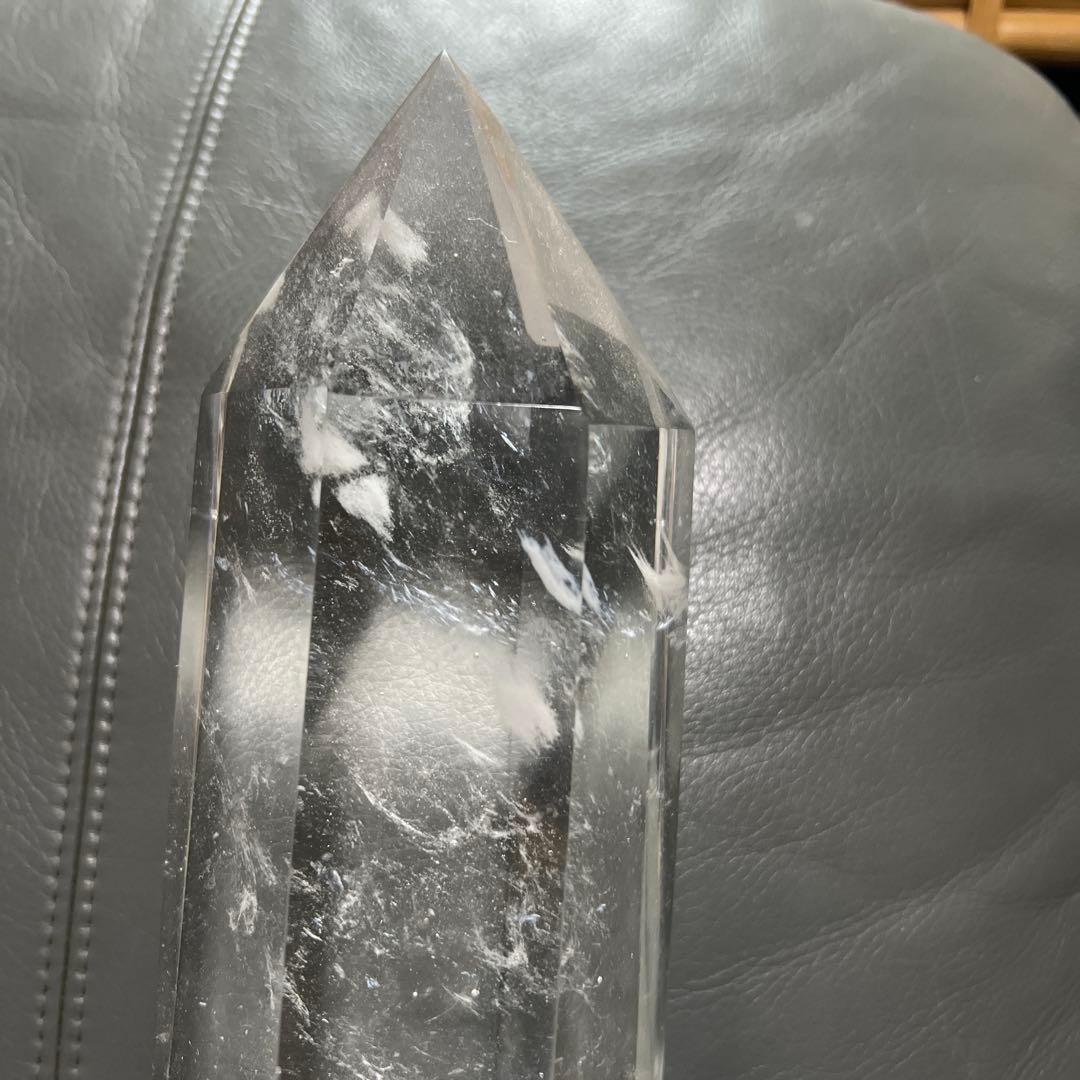 年始特価！巨大　水晶　六角柱　溶錬⁉︎42cm4.2kg