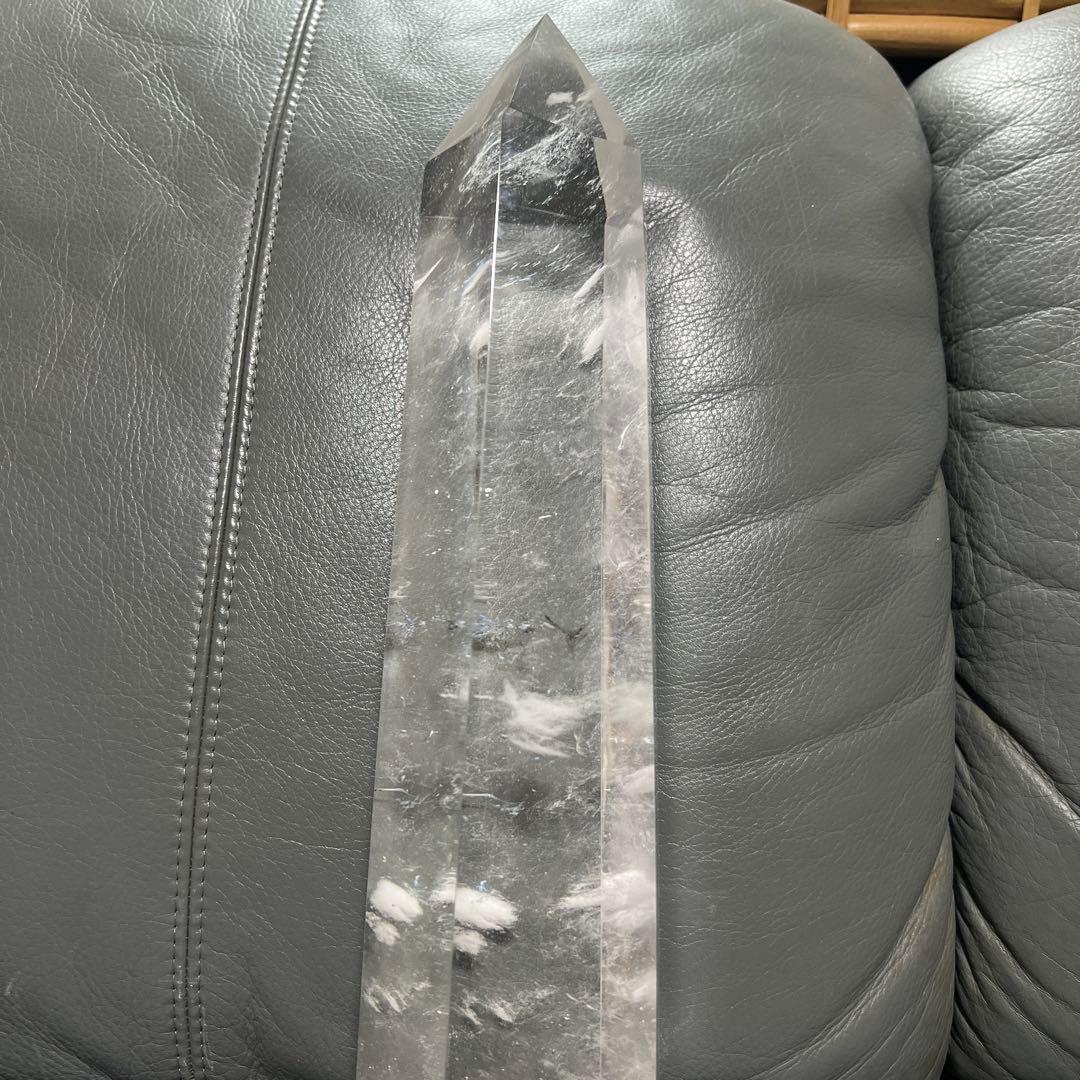 年始特価！巨大　水晶　六角柱　溶錬⁉︎42cm4.2kg