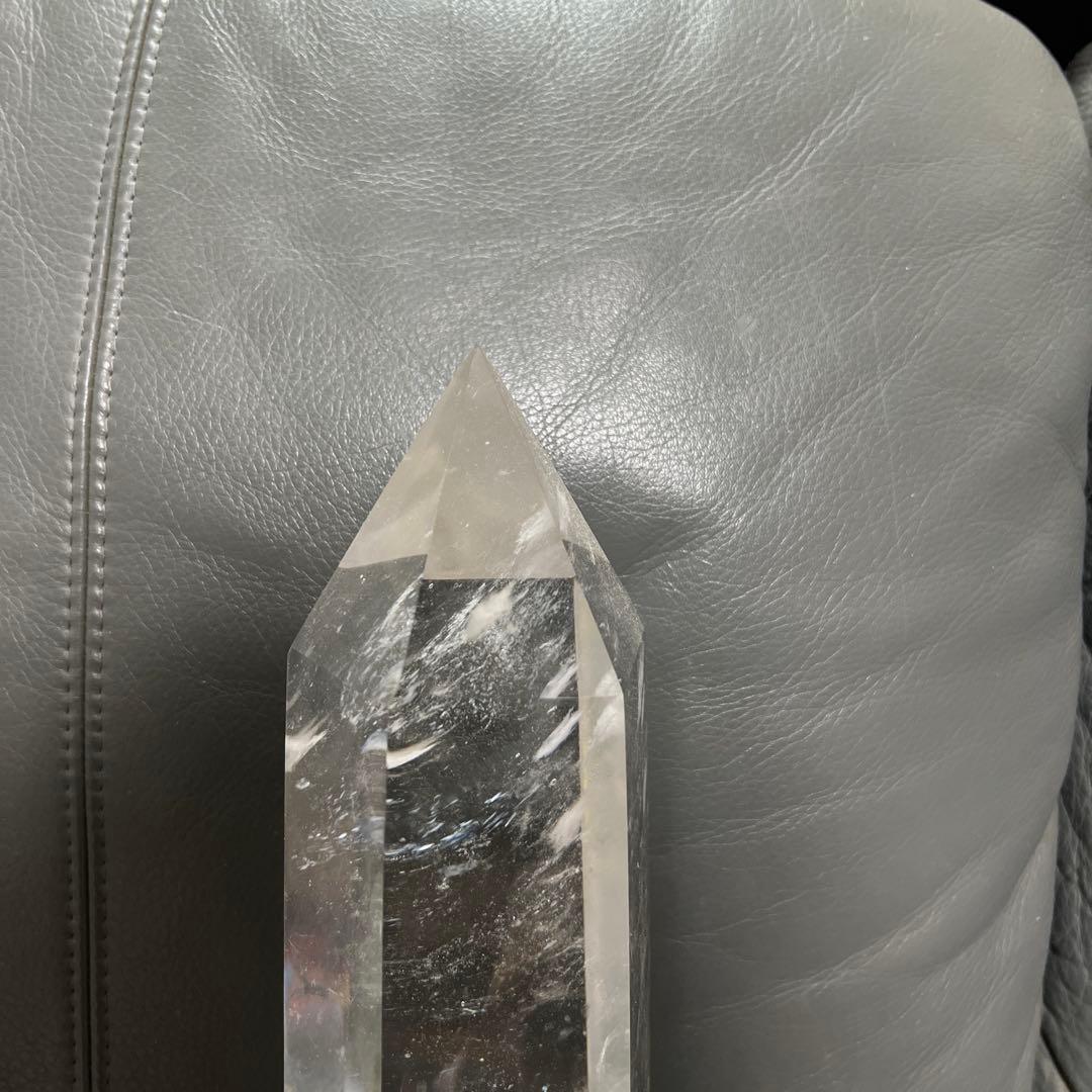 年始特価！巨大　水晶　六角柱　溶錬⁉︎42cm4.2kg