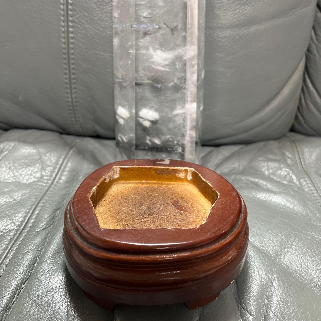 年始特価！巨大　水晶　六角柱　溶錬⁉︎42cm4.2kg