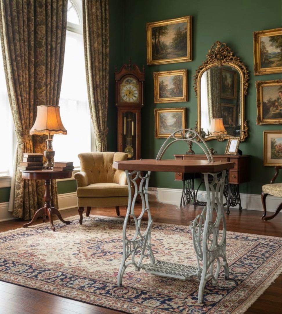 アンティーク ミシンテーブル/ クラッシック《ELDREDGE社製》