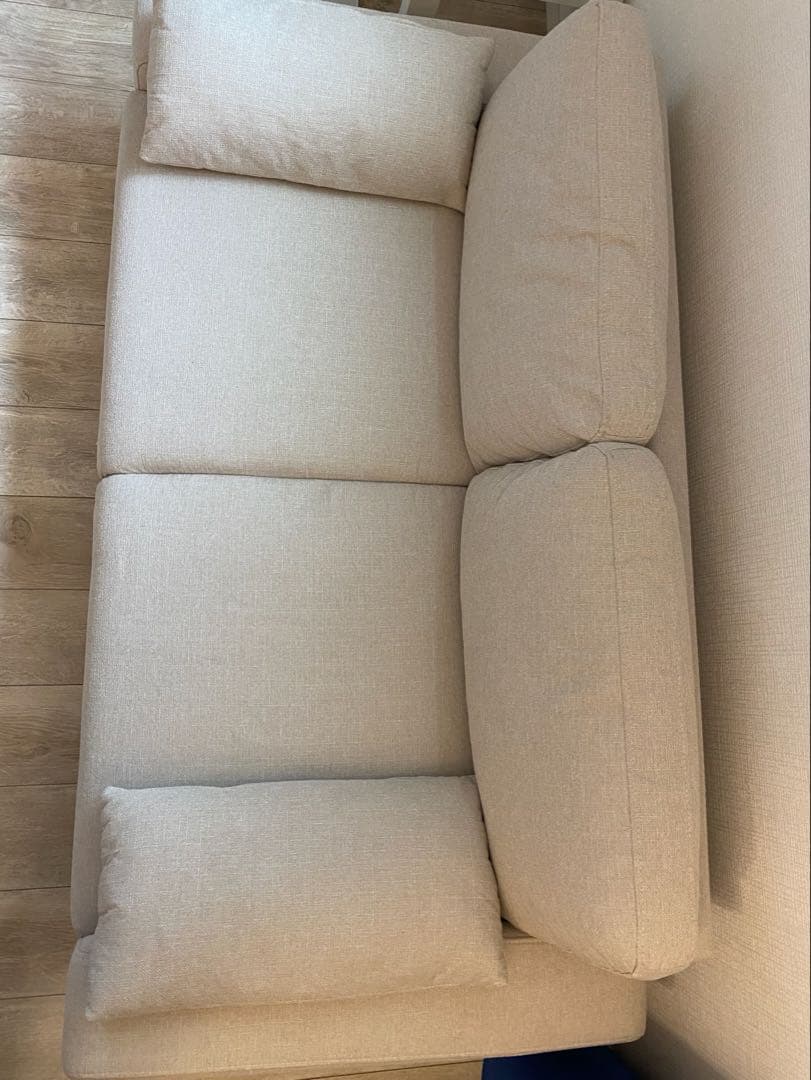 【ほぼ新品】VENTOTA 2人掛けソファ Shelo ベージュ