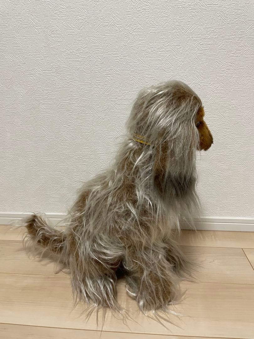 アフガンハウンド　高級ぬいぐるみ　リアルぬいぐるみ　番犬がわり