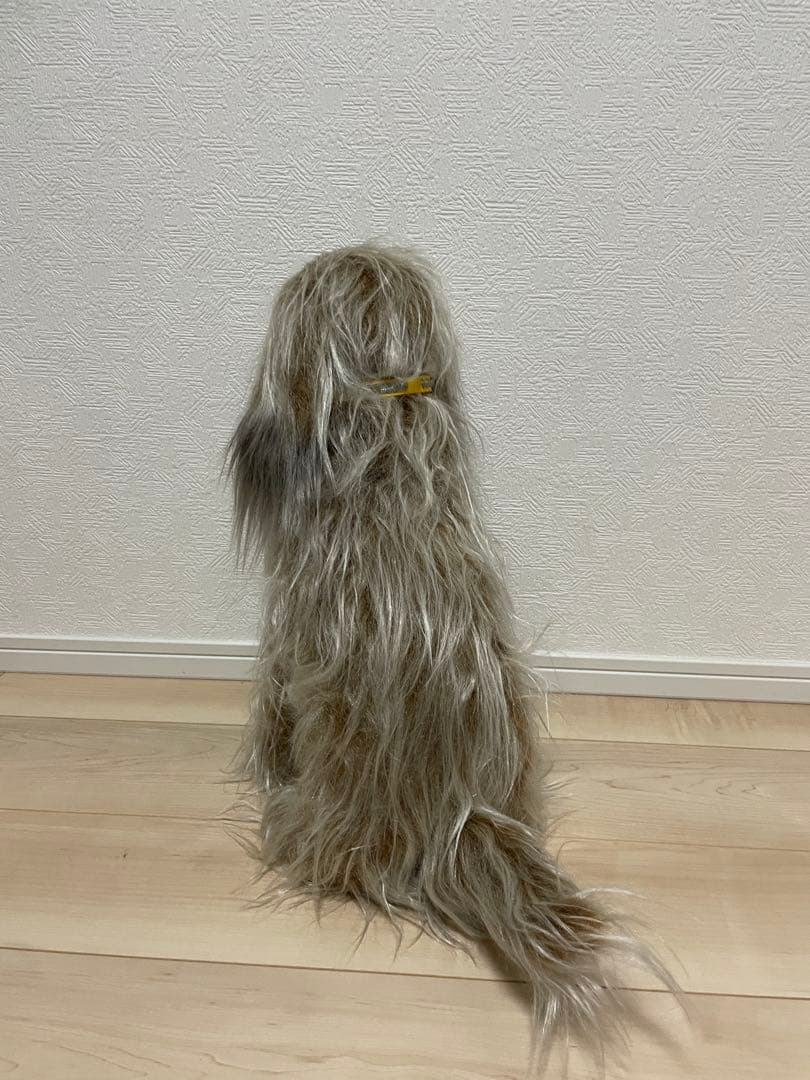 アフガンハウンド　高級ぬいぐるみ　リアルぬいぐるみ　番犬がわり