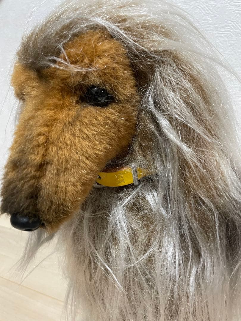 アフガンハウンド　高級ぬいぐるみ　リアルぬいぐるみ　番犬がわり