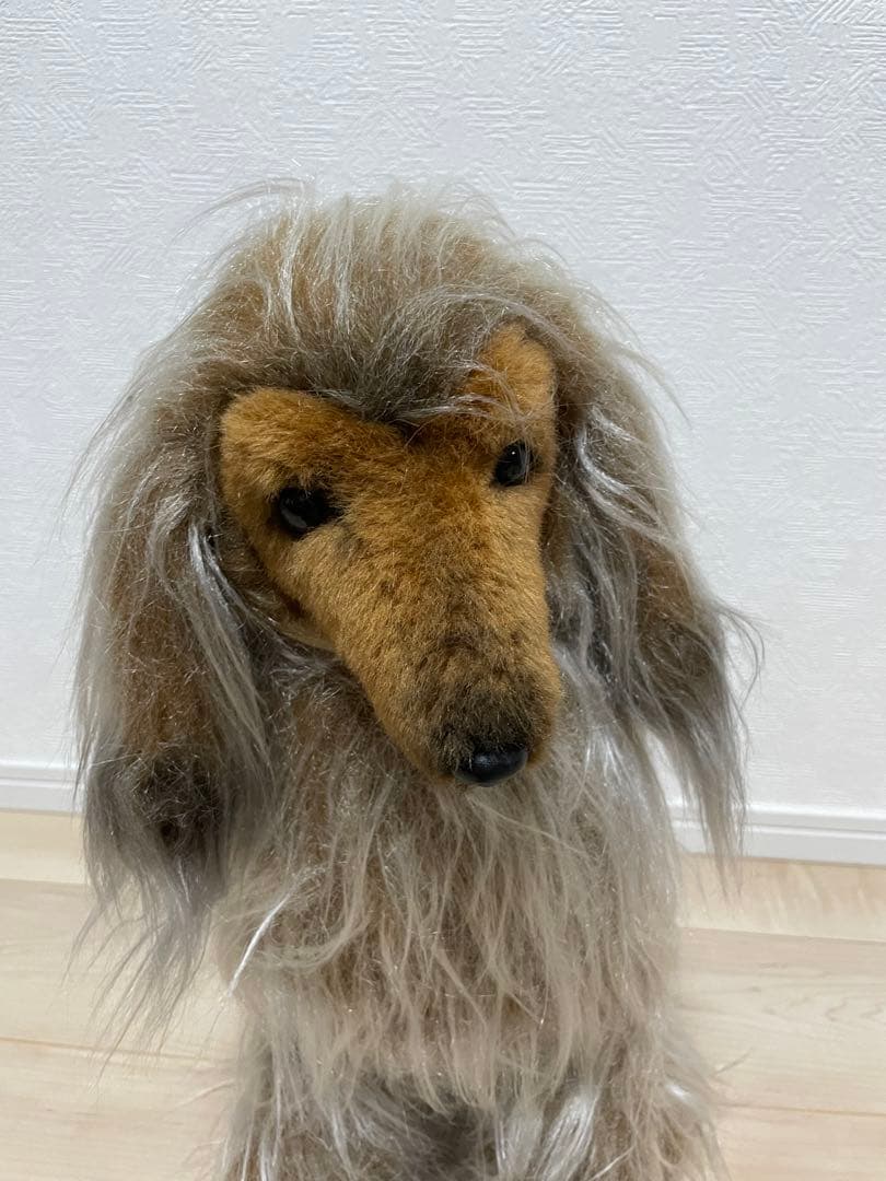 アフガンハウンド　高級ぬいぐるみ　リアルぬいぐるみ　番犬がわり