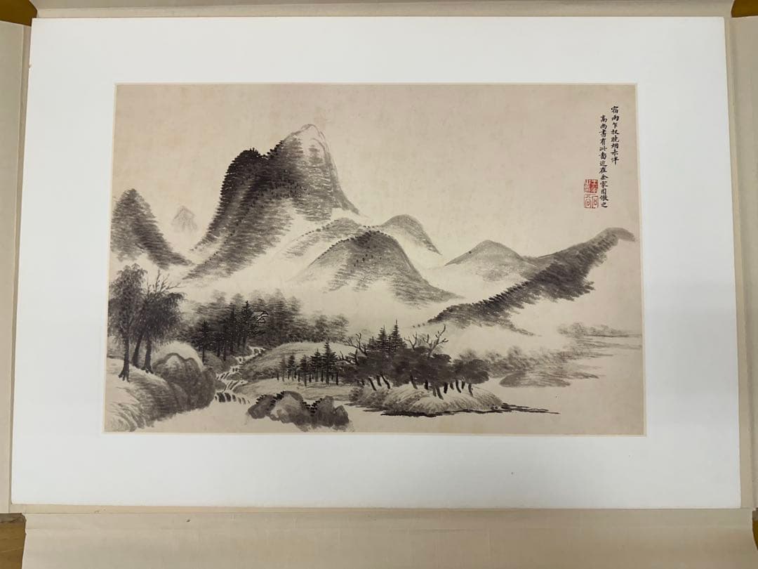 清 惲壽平花卉山水合冊 王翬