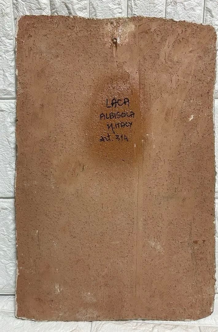 レア品　イタリア　G. Carell 風景画 街並み　陶板絵