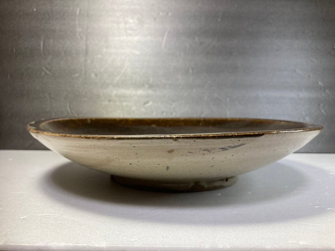 法正寺焼　魚紋　鯉？　アンティーク　大皿