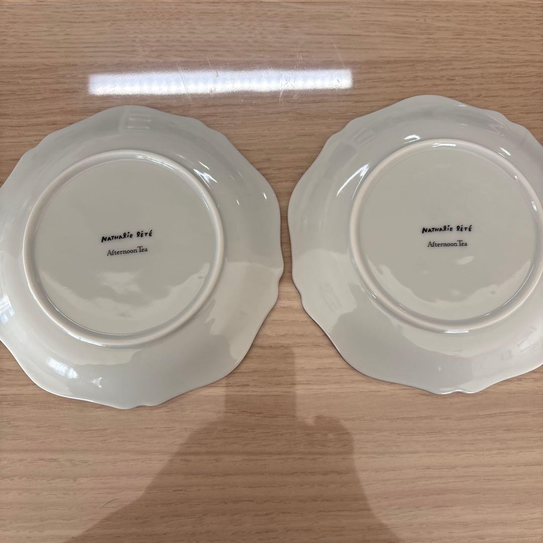 アフタヌーンティー　ナタリーレテ 九谷焼中皿　２枚セット