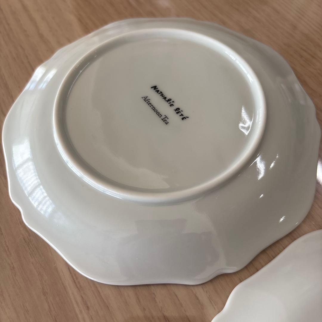 アフタヌーンティー　ナタリーレテ 九谷焼中皿　２枚セット