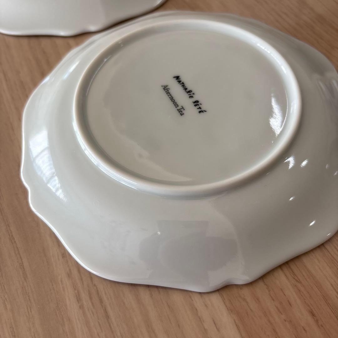 アフタヌーンティー　ナタリーレテ 九谷焼中皿　２枚セット