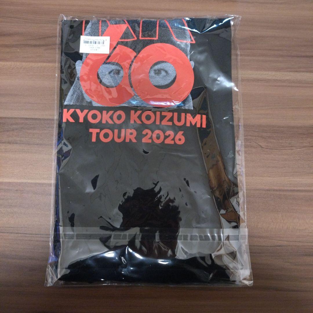 小泉今日子/Tシャツ（黒）M/KK60 コイズミ記念館 コンサート2026グッズ