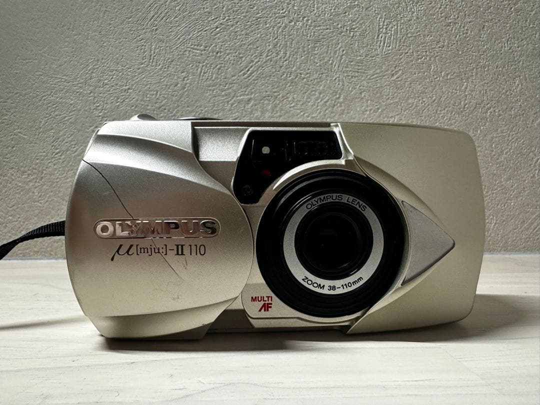 【一部割れあり・動作確認済】OLYMPUS μ-II 110 フィルムカメラ
