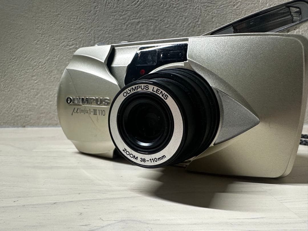 【一部割れあり・動作確認済】OLYMPUS μ-II 110 フィルムカメラ