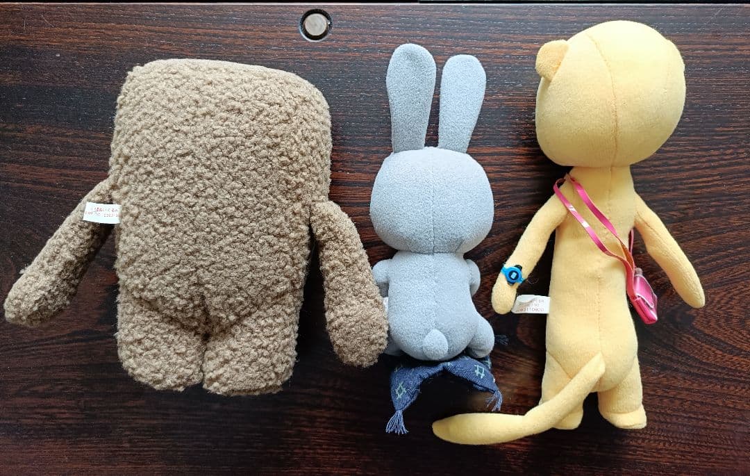 『NHKどーもくん』うさじい、どーもくん、たーちゃん３体セット縫いぐるみ