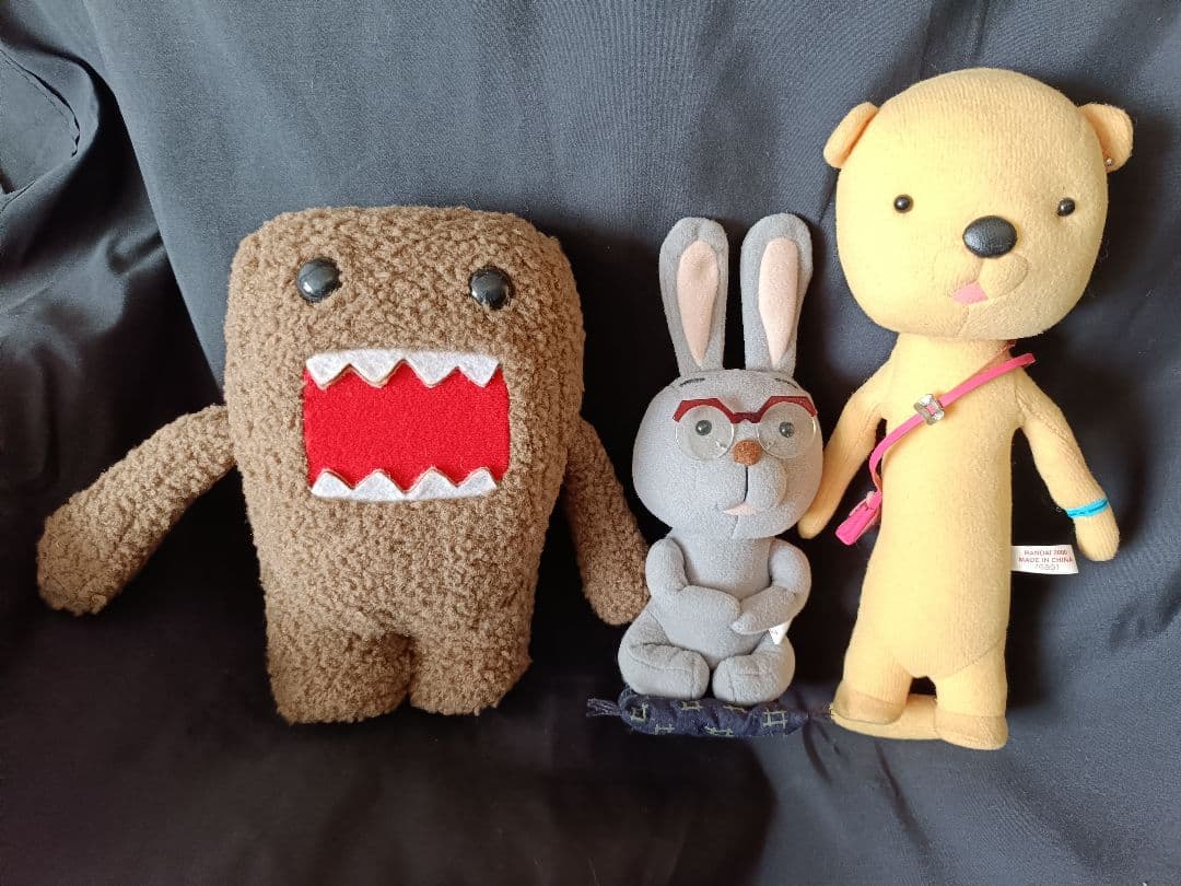 『NHKどーもくん』うさじい、どーもくん、たーちゃん３体セット縫いぐるみ