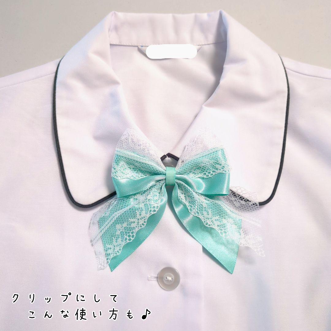 確認　たらりんヘアリボン ヘアゴム　572　黒　♡　セレモニー　発表会