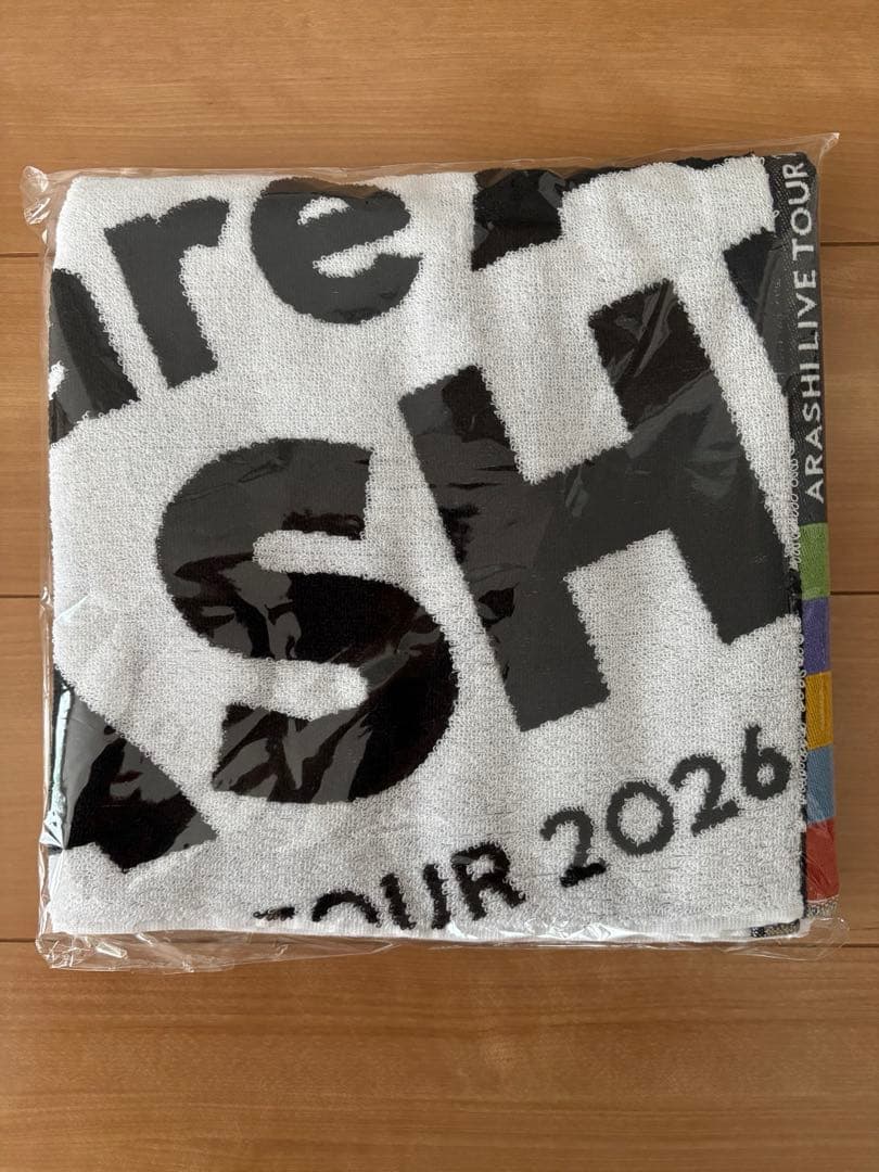 嵐2026グッズ「We are ARASHI」バスタオルとマスキングテープセット