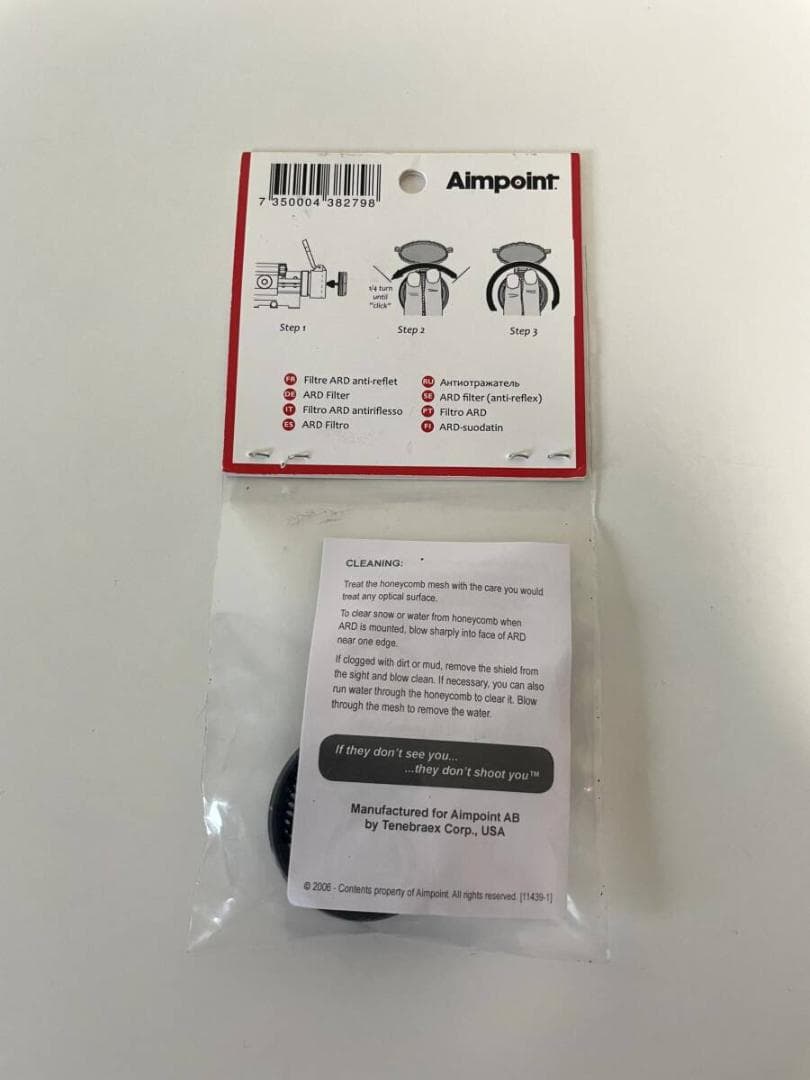 実物 未使用 Aimpoint キルフラッシュ Comp用 エイムポイント