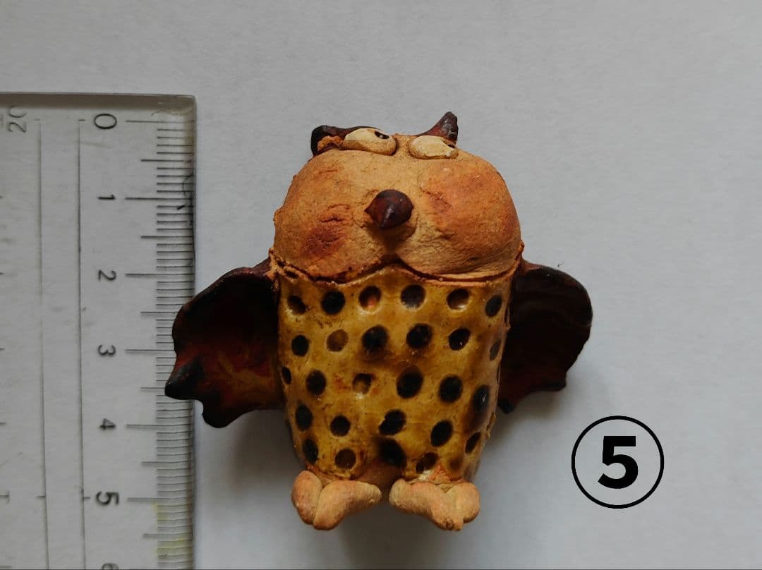 ささきようこ作/陶人形 ふくろう