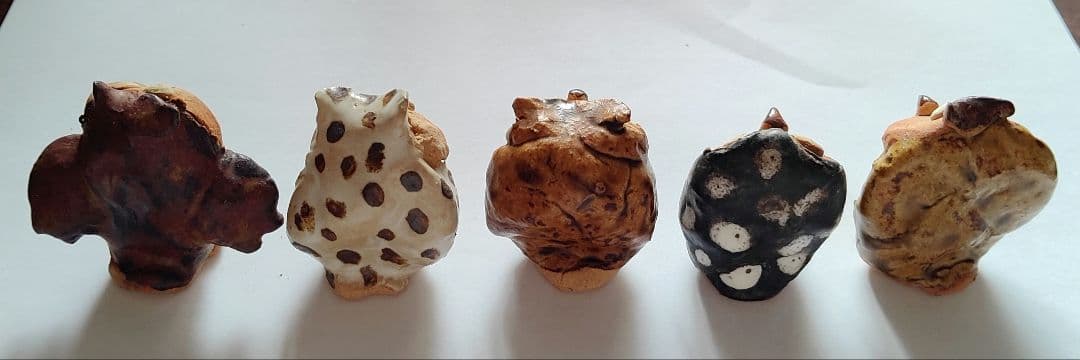 ささきようこ作/陶人形 ふくろう