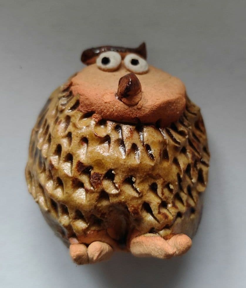 ささきようこ作/陶人形 ふくろう