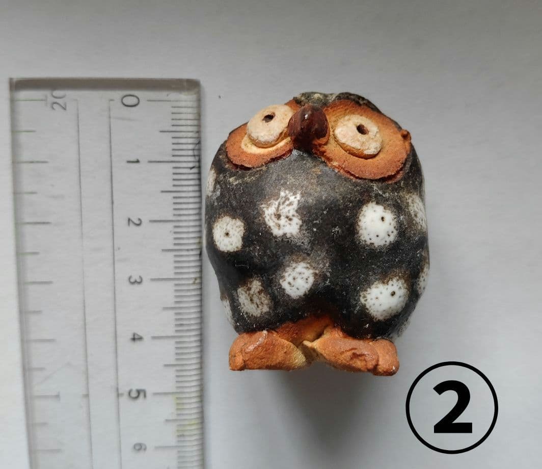 ささきようこ作/陶人形 ふくろう