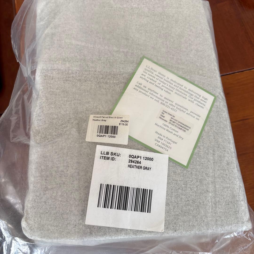 L.L.Bean クイーンベッドシーツセット