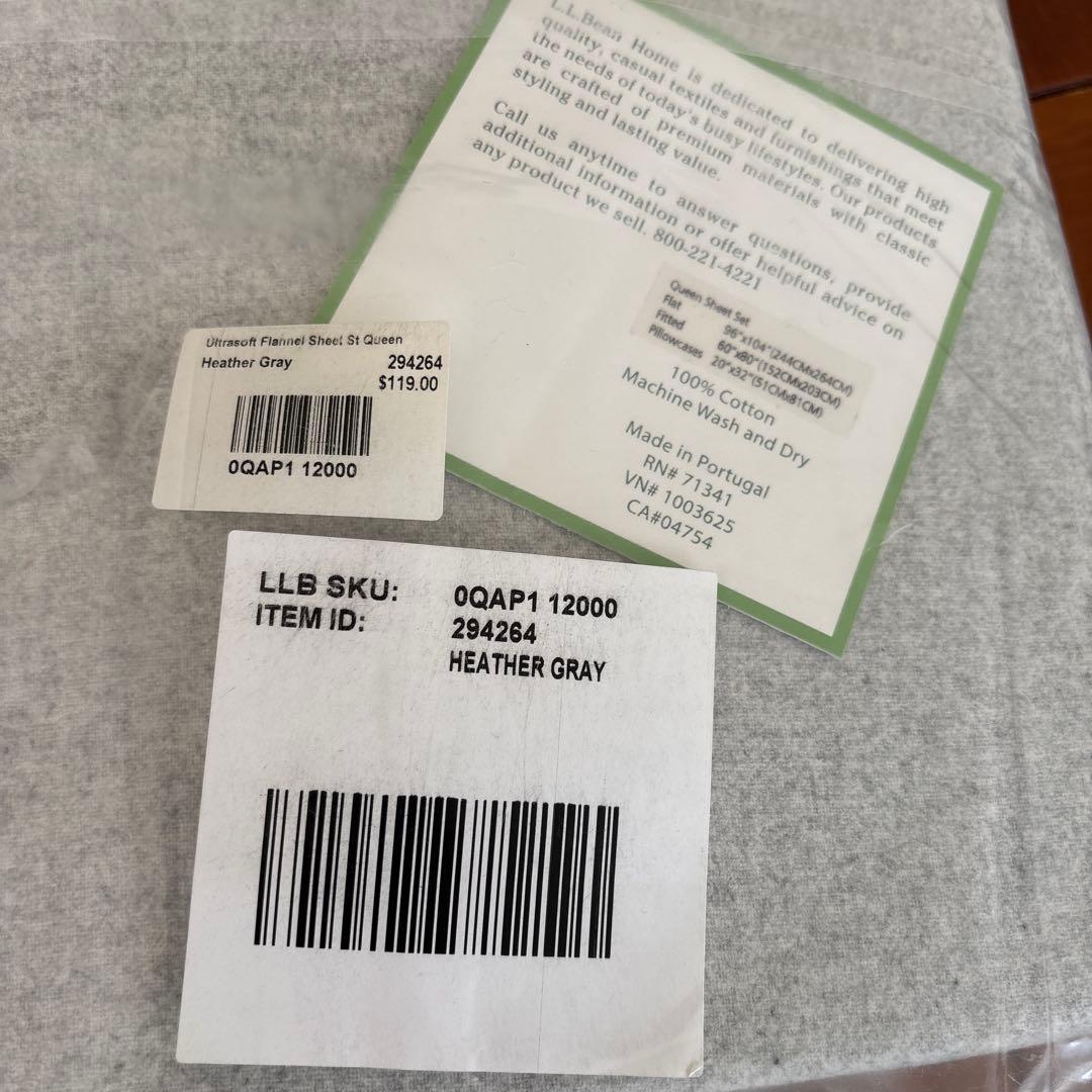 L.L.Bean クイーンベッドシーツセット